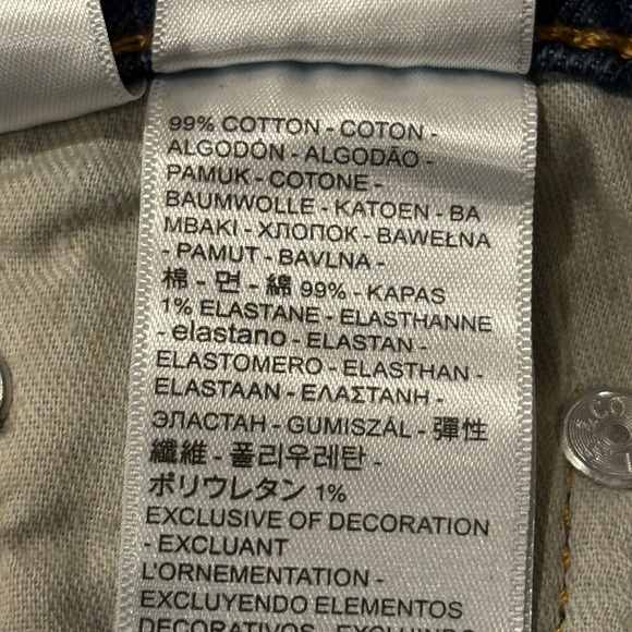 Levi's NWT Stretch 511 Slim Sits Below Waist 27x30 - Picture 11 of 11